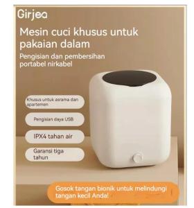Girjea Mini Washing Machine(5L) Wireless Baby Cloths Washing Machine Mini Underwear Washer for RVs Apartments and Dorms