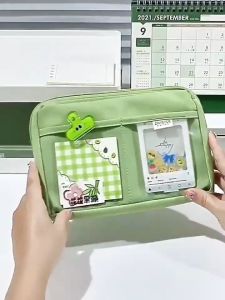 ABS 12Compartment Pencil Case Pencil Box Travel Bag Organizer Bag Cosmectic Bag Travel Bag Makeup Bag Ziplock Bag Doorgift Stationery 铅笔盒