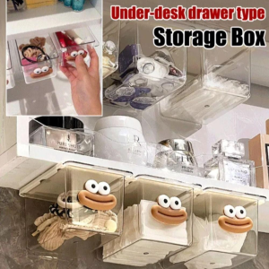 Pull Out Storage Box Drawer-Type Under Mirror Organizer New Shelf