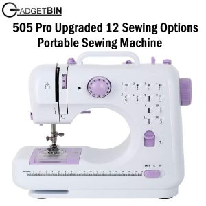505A Multifunctional Upgraded 12 Stitches Sewing Options Mini Portable Handheld Sewing Machine Mesin Jahit 505