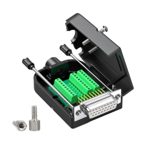 Solderless DB26 Male Adapter Module Screw Terminal Block Wiring Industrial Copper Connector