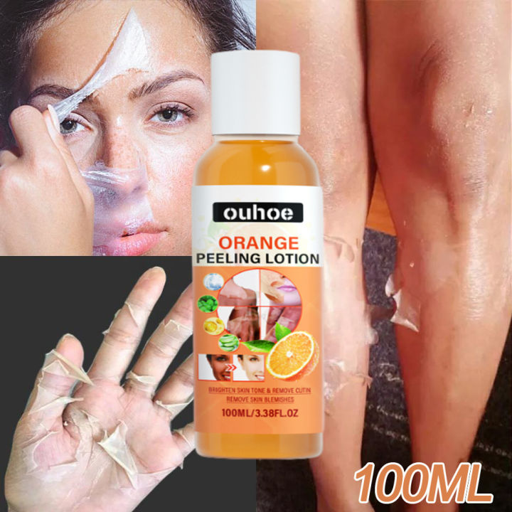 100ml Yellow Peeling Oil Orange peel body lotion Body Peeling Oil