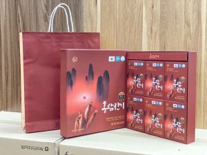 Nước Hồng Sâm Chinki NongHyup Hàn Quốc Hộp 30 Gói x 50ml Tăng Cường Đề Kháng Và Giúp Ăn Ngon Ngủ Sâu Giấc