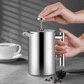 Homozy French Press Plunger Camping Kitchen Office with Filter Travel ...