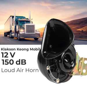 COD KKMOON 2 PCS Klakson Keong Mobil motor truk Suara Nyaring Dan Keras Loud Air Horn 12V 150dB  -