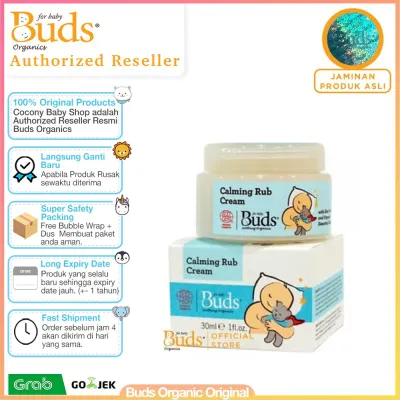 [GARANSI RESMI] Buds Organics BSO - Calming Tummy Rub Cream 30ml