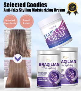✨ Premium Curl Cream/Curl Gel/Curl Moisturizing Oil/Hair Gel/Curly Hair Styling/Anti-Frizz/Deep Hydration For Damaged & Dry Hair【Selected Goodies】Anti-Frizz Styling Moisturizing Cream
