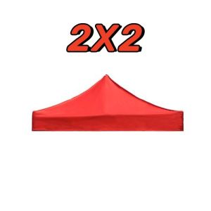 Terpal Atap Tenda Lipat Cover Tenda (Bahan Polyester 600D 2X2 3X3)Anti Air / Panas Import Atap Tenda Lipat