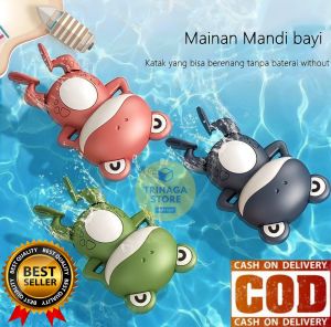 ( BISA COD ) PROMO Mainan Mandi Bayi Katak Berenang Bergerak / Mainan Mandi Anak Kodok Berenang / Mainan Mandi Hewan / Mainan Anak Laki Laki / Mainan Anak Perempuan SNI Murah