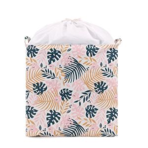 HL0464 Storage Bag Serbaguna Keranjang Lipat Tempat Penyimpanan Mainan Baju Tempat Mainan Anak Bed Cover Baju Celana Gorden Selimut Baju Kotor Motif Minimalis