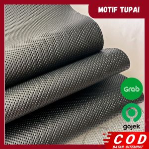 Kulit Oscar Tupai Motif Tusuk Jarum Ukuran 46 x 90 cm SB TECH Jok Motor Lembaran Kualitas Premium