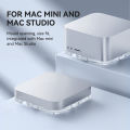 Hagibis Giá Đỡ Để Bàn Bằng Gỗ Cho Mac Mini Và Mac Studio Giá Đỡ Chống Bụi Gỗ Óc Chó Màu Đen Tự Nhiên Giá Đỡ Tản Nhiệt Làm Mát. 