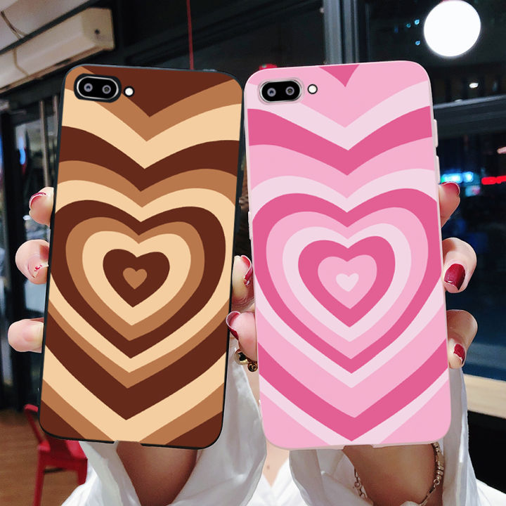 เคสสำหรับ Oppo A3s CPH1803 CPH1853เคสโทรศัพท์ซิลิโคนนิ่มรูปหัวใจ