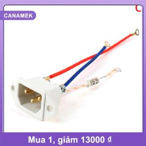 【CANAMEK】 1 cái Nồi cơm điện phụ kiện Nồi cơm điện ổ cắm ba chấu có dây Nồi cơm điện P