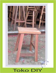 wood stool/Olympia Stool/Solid rubbe