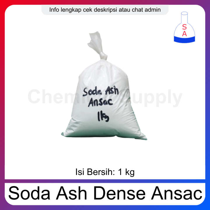 Soda Ash Dense Ansac 1 Kilogram Soda Abu Natrium Karbonat Sodium Karbonat Sodium Carbonate