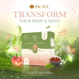 DR JEL TF Peach Tea and Matcha 0% Suger detoxify cells Reduces Swelling hunger control 排毒细胞 减少肿胀