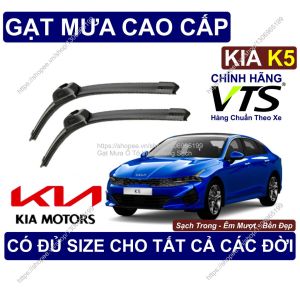 Gạt Mưa Sạch Êm Bền Kính Lái KIA K5 Cặp Gạt Mưa Kính Lái KIA K5 Có Đủ Size Cho Các Đời Xe KIA K5