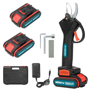 Moketa 9980VF Cordless Electric Branch Pruner Pruning Shears Electric Scissors Pruner Ratchet