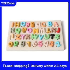 【Local shipping】 Silicone Letters Numbers Fondant Cake Mold DIY Sugarcraft Chocolate Baking Decor