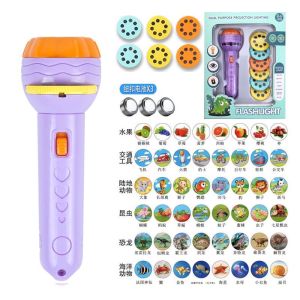 Đèn pin hình chiếu 3D 80 hình sắc nét các động vật ngộ nghĩnh - ĐỒ CHƠI CHO BÉ SP0385