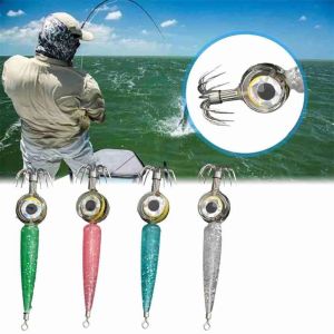 SAZ92 Fishing Tools Deep Sea Sea Fishing Feeder Flashing Lamp Glowing Luminous Lure Fishing Lure Light LED Fish Lamp Squid Jig Hook FIshing LED Light