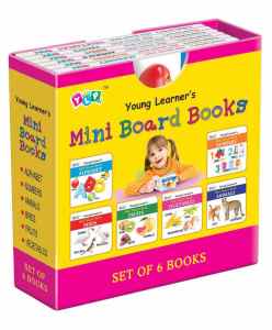 Board Books/ Mini Board Books – Box of 6 Fun Learning Books