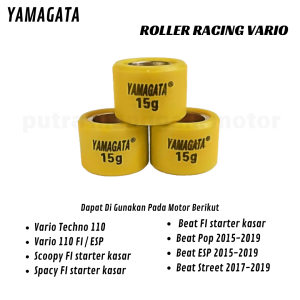 Roller roler Racing Vario 110 fi esp Beat Fi Scoopy fi spacy Fi Beatpop Beat Esp Beat Street
