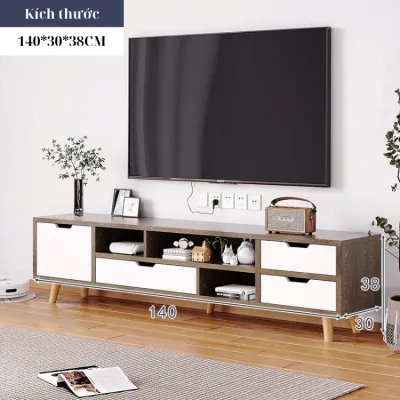 Kệ Tivi Gỗ Hiện Đại Đa Năng BAMBOOHOME Kệ Trang Trí Phòng Khách Sang Trọng Gỗ MDF_ D95
