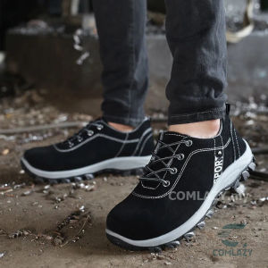 Safety Boots Men Safety Shoes Steel Toe Shoes Working Shoes Safety Boots Medium Cut Kasut Keselamatan Lelaki