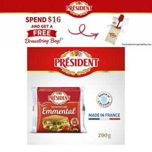 President Emmental Toast Cheese Slices