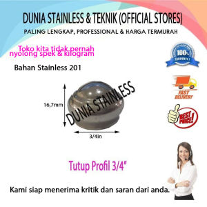Tutup Profil 3/4in
