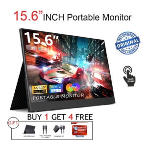 Portable Monitor 15.6 Normal or TouchScreen IPS Display Gaming Monitor FDH 1920*1080p Type-c USB for MAC Phone Xbox PS