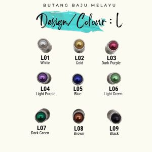 Butang Brooch Kerongsang Pin Button Baju Melayu Raya Premium Exclusive Viral Lelaki Dewasa & Budak Dengan Kotak [5Pcs]