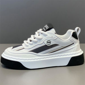 AU Mens Shoes 2025 New summer breathable mesh casual shoes lightweight height-increasing sneakers for men European niche trendy shoes