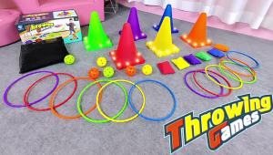 [SG Seller]Throwing toys outdoor team building interactive games glowing toys family birthday gifts