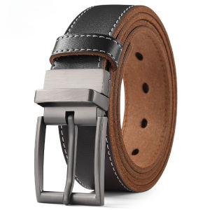 Men Belts 105-170cm Plus Size Genuine Leather High Quality Buckle Jeans Cowskin Casual Waistband Business Cowboy New Design