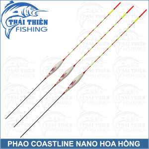 Combo 3 Quả Phao Câu Đài Coastline Nano Hoa Hồng Có Đài Phản Quang