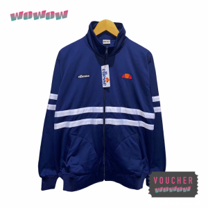 Jaket Tracktop E L L E S S E Outdoor Tracksuit Cagoule Navy  Olahraga Lari Joging Gunung Kombinasi HYPEBEAST CLOTHING DISTRO OUTFIT URBAN BRAND MEN / WOMEN PRIA / PEREMPUAN COWO / CEWE LOCAL PRIDE TERMURAH TERBARU BAHAN TASLAN