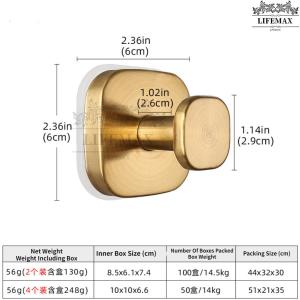 [SG Seller]Stainless Steel Square Suction Cup Hook Multi-Purpose Square Suction Cup Hook No-Drill Waterproof Bathroom Towel Hook