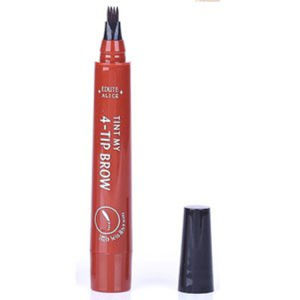【Fast ship】Rooted Eyebrow Pencil Waterproof Easy Color Quad Head Drawing Eyebrow Pencil Liquid Sweatproof
