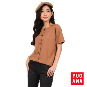 YUGANA - NIGELA Blouse Oversize Wanita Lengan Pendek