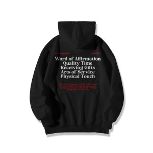 Hoodie Love Languange Club Casual Series