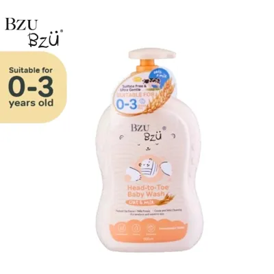 BZU BZU Baby Head to Toe Wash / Kids Shampoo / Cooling Lotion / Cooling Powder / Disney Cuties Baby Head To Toe Tear Free Baby Wash Shampoo 750ml Baby Melody