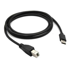 Reliable USB C to USB B Printer Cable B Male to C Male Printer Cord Replacement for PrinterScanner MIDI Controller