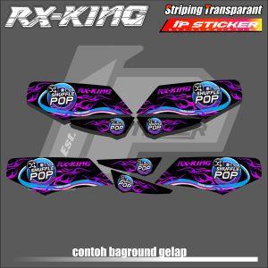 RX KING (COD) STIKER STRIPING MOTOR YAMAHA RX KING - LIST SIMPLE WARNA VARIASI DESAIN RACING  IP.PROJECT HOLOGRAM DAN TRANSPARAN BISA COD IP.KODE-310
