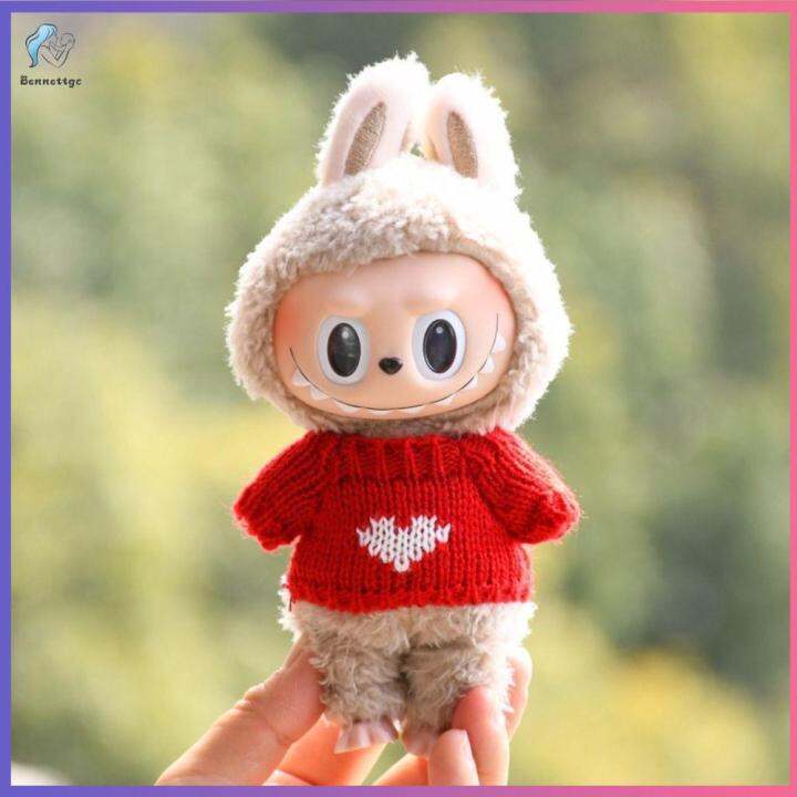 BENNETTGC Cute Cartoon Labubu Doll Clothes 15cm Labubu Only Selling ...