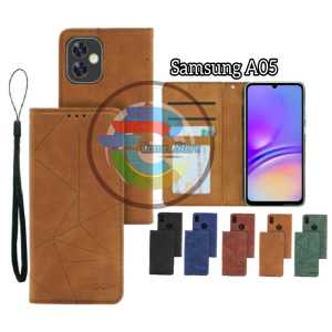 CASE FLIP MAGNET UNTUK SAMSUNG GALAXY A05 CASING DOMPET WALLET COVER LEATHER PREMIUM KULIT