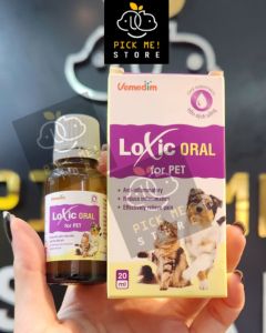 Vemedim Loxic Oral For Pet Dung dịch Siro Kháng Viêm Giảm Đau Hạ Sốt cho Chó Mèo