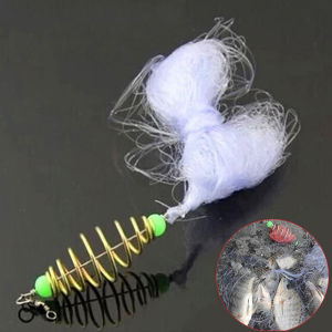 PANG8 Outdoor Sports Nylon Fishing Bait Fishing Cage Multi Size Fishing Net Spring Shoal Luminous Netting Fishing Traps